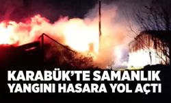 Karabük’te Samanlık Yangını Hasara Yol Açtı