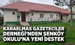 Karaelmas Gazeteciler Derneği’nden Şenköy Okulu’na Yeni Destek
