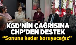 KGD’nin çağrısına CHP’den destek: "Sonuna kadar koruyacağız"