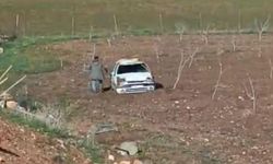 Kurtalan’da otomobil tarlaya uçtu: 1 yaralı