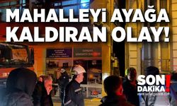 Balkondan çıkan soba dumanı mahalleyi ayağa kaldırdı