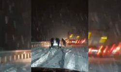 Mardin’de kar yağışı ulaşımı aksattı, araçlar yolda kaldı