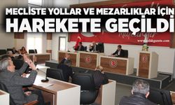 Mecliste yollar ve mezarlıklar için harekete geçildi