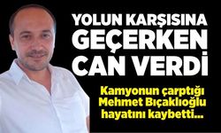 Kamyonun çarptığı yaya hastanede yaşamını yitirdi