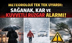 Meteoroloji tek tek uyardı: Sağanak, kar ve kuvvetli rüzgar alarmı