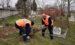 Mezarlıkların bakım ve onarımı yapıldı