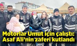 Motorlar Umut için çalıştı: Asaf Ali’nin zaferi kutlandı