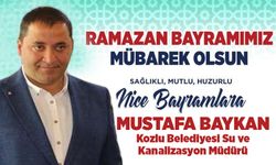 Mustafa Baykan Ramazan Bayramı’nı kutladı