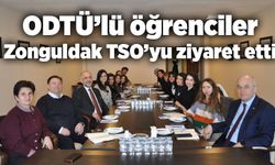 ODTÜ’lü öğrenciler Zonguldak TSO’yu ziyaret etti