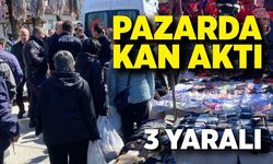 Pazarda sopalı kavga: Alacak meselesi 3 yaralı