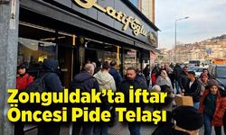 Zonguldak’ta İftar Öncesi Pide Telaşı