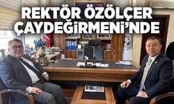 Rektör Özölçer Çaydeğirmeni’nde