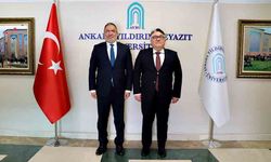 Rektör Özölçer’den AYBÜ Rektörü Köseoğlu'na ziyaret