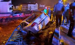 Sivas’ta otomobil bariyere çarptı: 1 ağır yaralı