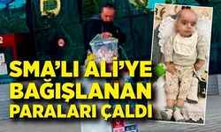 Hırsızlar SMA'lı Ali'ye bağışlanan paraları çaldı