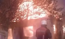 Sobadan çıkan yangın evi kül etti