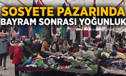 Sosyete pazarında bayram sonrası yoğunluk