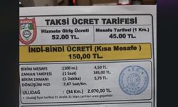 Taksi ücretlerine zam: Yeni tarife belli oldu