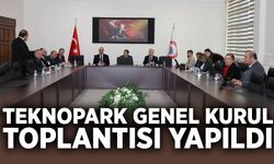 Teknopark Genel Kurul toplantısı yapıldı