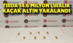 Tırda 14.6 Milyon Liralık Kaçak Altın Yakalandı