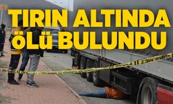 Tırın altında ölü bulundu