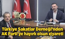 Türkiye Sakatlar Derneği’nden AK Parti’ye hayırlı olsun ziyareti