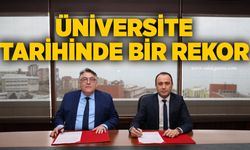 Üniversite tarihinde bir rekor