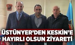 Üstünyer’den Şoförler Odası’na hayırlı olsun ziyareti