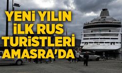 Yeni yılın ilk Rus turistleri Amasra'da