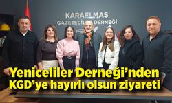 Yeniceliler Derneği’nden KGD’ye hayırlı olsun ziyareti