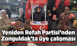 Yeniden Refah Partisi’nden Zonguldak’ta üye çalışması