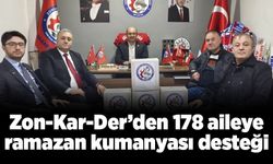 Zon-Kar-Der’den 178 aileye ramazan kumanyası desteği