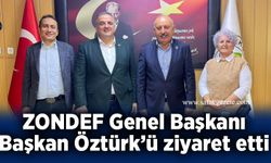 ZONDEF Genel Başkanı Başkan Öztürk’ü ziyaret etti