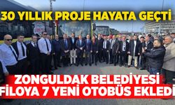 30 yıllık proje hayata geçti: Zonguldak Belediyesi filoya 7 yeni otobüs ekledi