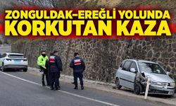 Zonguldak–Ereğli yolunda korkutan kaza: 1 yaralı