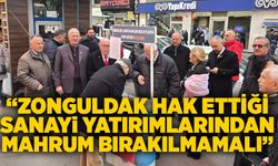 "Zonguldak hak ettiği sanayi yatırımlarından mahrum bırakılmamalı”