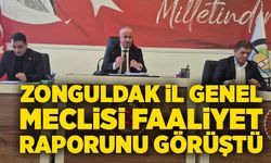 Zonguldak İl Genel Meclisi Faaliyet Raporunu görüştü