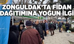 Zonguldak’ta fidan dağıtımına yoğun ilgi