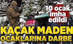 Zonguldak’ta kaçak madenciliğe sert darbe: 10 ocak imha edildi