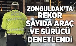 Zonguldak’ta rekor sayıda araç ve sürücü denetlendi