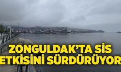 Zonguldak’ta sis etkisini sürdürüyor