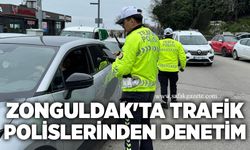 Zonguldak'ta trafik polislerinden denetim