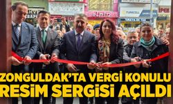 Zonguldak’ta vergi konulu resim sergisi açıldı