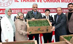 300 üreticiye toplam 110 bin adet sertifikalı fide dağıtıldı