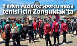 9 ilden yüzlerce sporcu masa tenisi için Zonguldak’ta