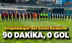 Zonguldakspor sahasında golsüz berabere kaldı