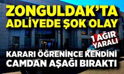 Ereğli’de adliyede atlama girişimi: 1 ağır yaralı