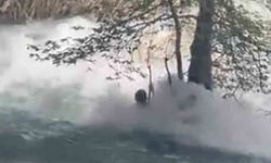 Kayıp genç akıntıya böyle kapıldı: Son görüntüleri ortaya çıktı