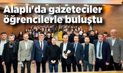 Alaplı'da gazeteciler öğrencilerle buluştu