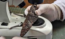 Antik kazıda 1500 yıllık bıçak seti bulundu